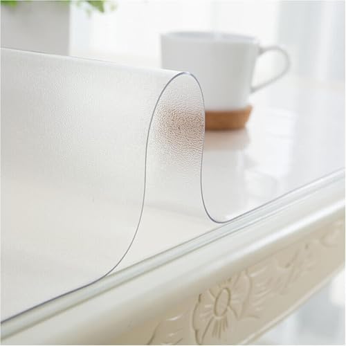 Transparente PVC-Schreibtischschutzmatte, 2 mm dick, rechteckige Tischdecke, Schreibmatten, transparente Schreibtischunterlagen, rutschfest, hitzebeständig für Esszimmertische (matt, 40 cm × Transparente PVC-Schreibtischschutzmatte, 2 mm dick, rechteckige Tischdecke, Schreibmatten, transparente Schreibtischunterlagen, rutschfest, hitzebeständig für Esszimmertische (matt, 40 cm × von Generic