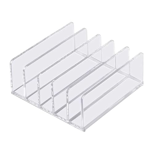 Transparenter Aktenhalter für den Schreibtisch, Aktenordner mit 5 Abschnitten | Transparente Arbeitsplatte für Post-Organizer, Acryl-Dokumentenmappe Transparenter Aktenhalter für den Schreibtisch, Aktenordner mit 5 Abschnitten | Transparente Arbeitsplatte für Post-Organizer, Acryl-Dokumentenmappe von Generic