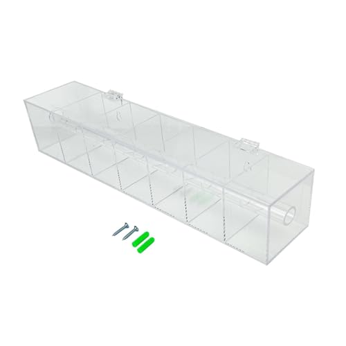 Transparenter Aufkleberrollenhalter, Zubehör für Etikettenspender, 410x90x90mm Transparenter Aufkleberrollenhalter, Zubehör für Etikettenspender, 410x90x90mm von Generic