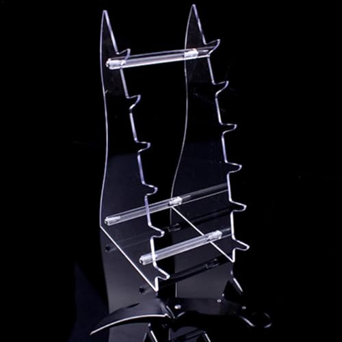 Transparenter Broschürenhalter, transparenter Kartenhalter aus Acryl als Geburtstagsgeschenk | Messerablage mit 6 Ebenen und glatten Oberflächen | Platzsparend für Wohnzimmer Transparenter Broschürenhalter, transparenter Kartenhalter aus Acryl als Geburtstagsgeschenk | Messerablage mit 6 Ebenen und glatten Oberflächen | Platzsparend für Wohnzimmer von Generic