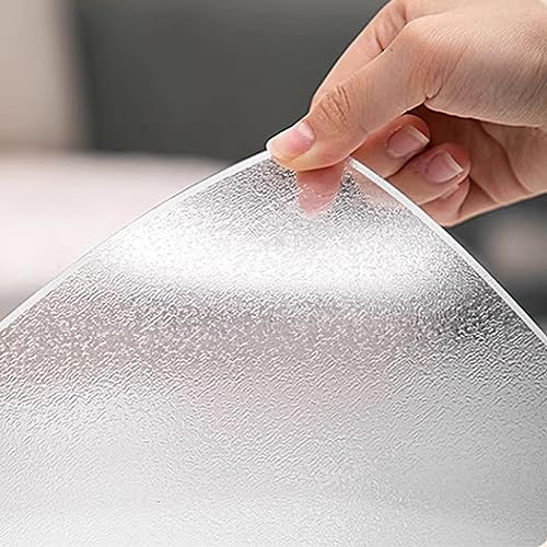 Transparenter PVC-Tischschutz, 2,0 mm wasserdichter, gefrosteter weicher Kunststoff, transparenter Desktop-Schutz für Couchtisch/Nachttisch/Beistelltisch (60 x 110 cm/24 x 43 Zoll) von Generic