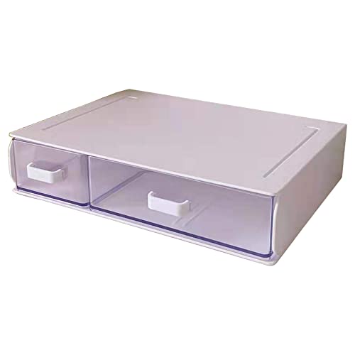 Transparenter Schreibtisch-Organizer mit ausziehbarer Schublade, stapelbare Schublade, wasserdicht, für Mädchen, Aufbewahrung, Make-up-Werkzeuge, Kosmetikbedarf von Generic