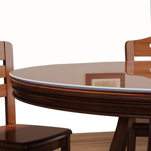 Transparenter Tischschutz, rund, Tischdeckenschutz, kreisförmig, für Kaffee und Esszimmer, transparenter Glastischschutz, Kunststoff, transparente Tischdecke, 1,5 mm dick (transparent, 140 c Transparenter Tischschutz, rund, Tischdeckenschutz, kreisförmig, für Kaffee und Esszimmer, transparenter Glastischschutz, Kunststoff, transparente Tischdecke, 1,5 mm dick (transparent, 140 c von Generic