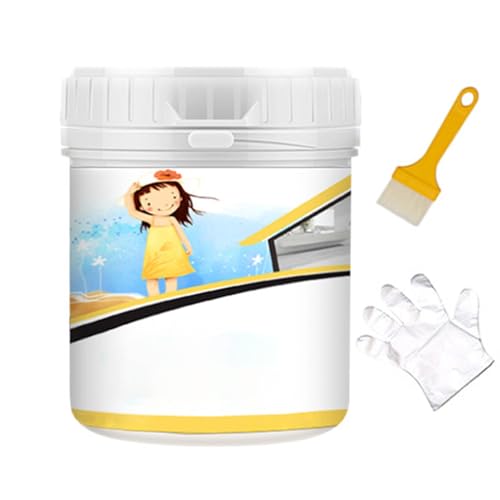 Transparenter wasserdichter Kleber, wasserdichter Spachtelmasse für Badezimmerböden, unsichtbarer transparenter wasserdichter Kleber für Fliesen, Reparaturkleber für die Außenwand von von Generic