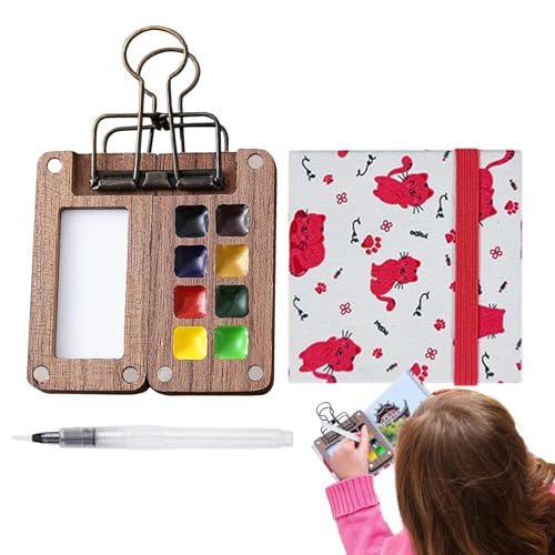 Travel - kompaktes kleines -Kit, Malereien | Praktische Taschen - -Box, Reisebereiche, Leicht -Werkzeugbündel für Maler, die Schüler verwenden von Generic