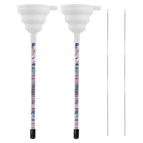 Trichter für Tonperlen, Trichter für Perlennadeln, Werkzeugset für Schmuck, einfache Kontrolle der Perlentrichter-Sets für Tonperlen, Herstellung von Coll von Generic