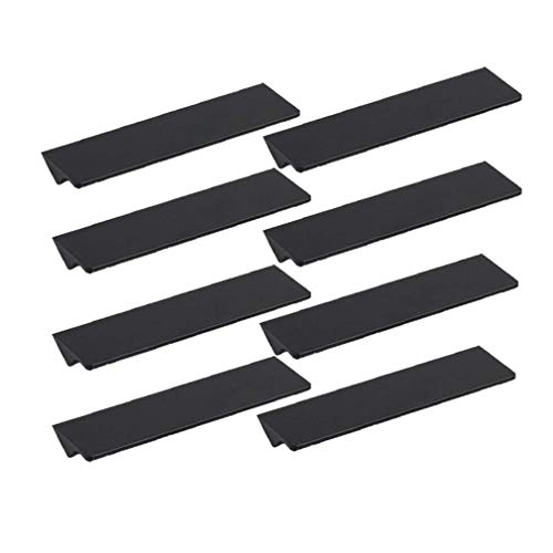 Türgriff Ziehen Drücken Dusche Küchentürgriffe Möbelgriffe 8 Stück Türknöpfe Moderne chheit Schrankschublade Schlafzimmer Schwarzer Griff Ziehgriffe für Küchenbrettschrank (Farbe: Schwarz, Größe Türgriff Ziehen Drücken Dusche Küchentürgriffe Möbelgriffe 8 Stück Türknöpfe Moderne chheit Schrankschublade Schlafzimmer Schwarzer Griff Ziehgriffe für Küchenbrettschrank (Farbe: Schwarz, Größe von Generic