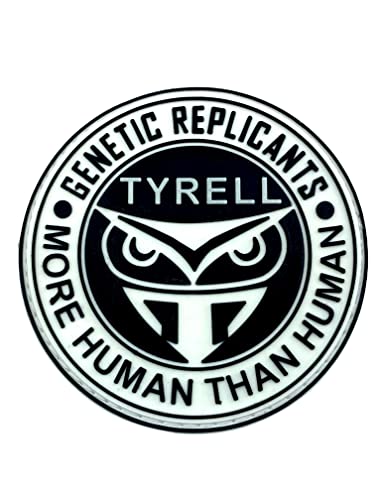 Tyrell Corporation PVC Klett Emblem Abzeichen Morale Patch (Weißes Leuchten im Dunkeln) von Generic