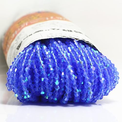 U Pick Colors Doppelkegel-Perlen, facettierte Kristallperlen, Glasperlen, lose Abstandshalter-Perlen für DIY-Schmuckherstellung, 4 mm, Hellblau, 200 Stück U Pick Colors Doppelkegel-Perlen, facettierte Kristallperlen, Glasperlen, lose Abstandshalter-Perlen für DIY-Schmuckherstellung, 4 mm, Hellblau, 200 Stück von Generic