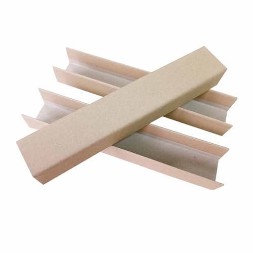 U-förmiger Karton-Eckenschutz, 100 Stück, Verpackungskantenschutz Für Den Versand, Schaumstoffboxen/Kunstverpackungskartons/Spiegel, Einfach Zu Schneiden Und Zu Verwenden(50mm(2.0 In),L150cm/59) von Generic