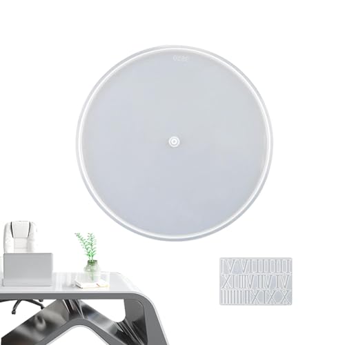 Uhr Silikonform - Uhr Resin Gießform, Große Uhr Form | Hochwertige langlebige DIY Silikon Kerzenform | Hochwertige langlebige Kerzenform aus hochwertigem Silikon von Generic