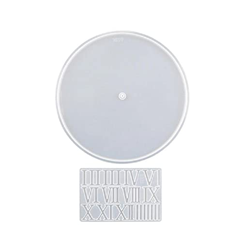 Uhr Silikonform Wecker Harzform Runde Timer Epoxidgussform Für DIY Harz Handwerk Home Wanddekorationen Fondant/Backen Epoxidharz Uhr Silikonform Wecker Harzform Runde Timer Epoxidgussform Für DIY Harz Handwerk Home Wanddekorationen Fondant/Backen Epoxidharz von Generic