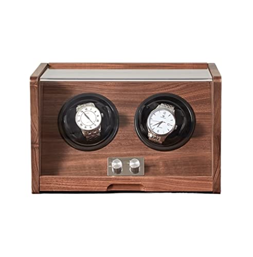 Uhrenvitrine, Uhrenschüttler-Aufbewahrungsbox mit transparenter Abdeckung, Uhrenbox aus Holz, Schmuckschatulle, Retro-Aufbewahrungsbox für Herren von Generic