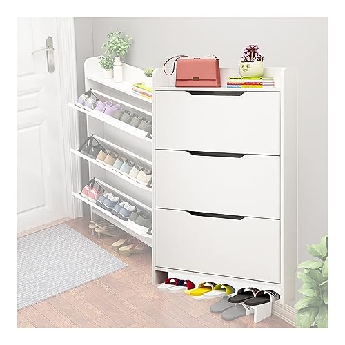 Ultradünner Schuhschrank für den Eingangsbereich, Schuhschrank für den schmalen Eingangsbereich, versteckter Schuhschrank, schmaler Schuhschrank mit Türen, geschlossenes Schuhregal, Schuhsch Ultradünner Schuhschrank für den Eingangsbereich, Schuhschrank für den schmalen Eingangsbereich, versteckter Schuhschrank, schmaler Schuhschrank mit Türen, geschlossenes Schuhregal, Schuhsch von Generic