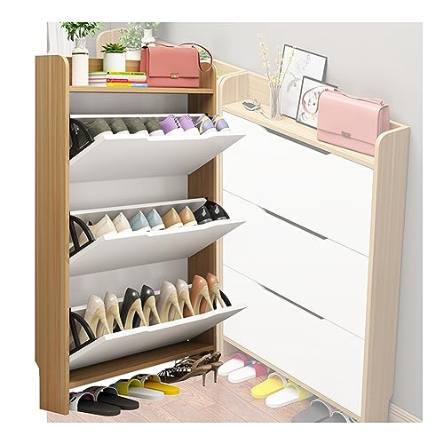 Ultradünner Schuhschrank für den Eingangsbereich, Schuhschrank für den schmalen Eingangsbereich, versteckter Schuhschrank, schmaler Schuhschrank mit Türen, geschlossenes Schuhregal, Schuhsch Ultradünner Schuhschrank für den Eingangsbereich, Schuhschrank für den schmalen Eingangsbereich, versteckter Schuhschrank, schmaler Schuhschrank mit Türen, geschlossenes Schuhregal, Schuhsch von Generic
