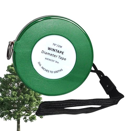 Umfangsband Maßband - Rohrmaß Klebeband, kompakter Durchmesser Werkzeug | Mini Pocket Ruler-Gerät, flexible Wrap-Maßnahme, präzise Messungen mit Doppeleinheit, ideal für Pipefitters, Logger, d von Generic