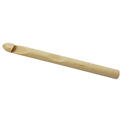 Umweltfreundliche Bambus-Häkelnadeln zum Stricken von Holzgarn, Hakennadeln, 3 mm – 25 mm (15 cm x 12 mm) von Generic
