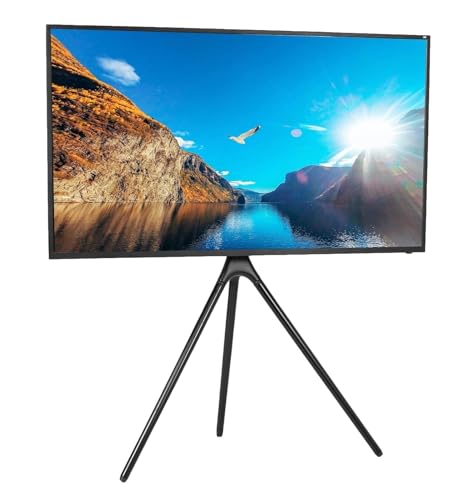 Universal-TV-Ständer, TV-Ständer für Schlafzimmer, künstlerische Staffelei, 45 bis 65 Zoll LED-LCD-Bildschirm, Studio-TV-Displayständer, verstellbare TV-Halterung mit Drehgelenk und Stativbasis, Universal-TV-Ständer, TV-Ständer für Schlafzimmer, künstlerische Staffelei, 45 bis 65 Zoll LED-LCD-Bildschirm, Studio-TV-Displayständer, verstellbare TV-Halterung mit Drehgelenk und Stativbasis, von Generic