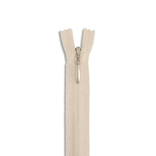 Unsichtbarer Reißverschluss, 35,6 cm, Beige, nicht trennend, versteckte Naht-Reißverschlüsse für Kleider, Röcke, Handwerk, Kissen und DIY-Kleidungsreparaturen, 2 mm Zähne Unsichtbarer Reißverschluss, 35,6 cm, Beige, nicht trennend, versteckte Naht-Reißverschlüsse für Kleider, Röcke, Handwerk, Kissen und DIY-Kleidungsreparaturen, 2 mm Zähne von Generic