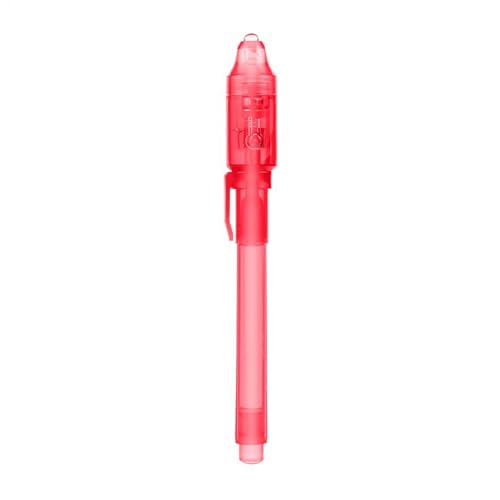 Unsichtbarer Tintenstift – Unsichtbarer Tintenstift mit UV-Licht | Magische verschwindende Tinte | Magischer Stift, verschwindender Stift für Partytüten, zum Schreiben geheimer Informationen Unsichtbarer Tintenstift – Unsichtbarer Tintenstift mit UV-Licht | Magische verschwindende Tinte | Magischer Stift, verschwindender Stift für Partytüten, zum Schreiben geheimer Informationen von Generic