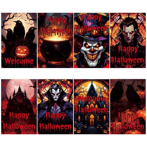 Vampir-Halloween-Einladungen – Vampir-Briefpapier mit Rand, tragbare Halloween-Partykarten | Langlebiges Einladungspapier, lustige Halloween-Einladungskarten Partys, für gruselige Zusammenkünfte von Generic