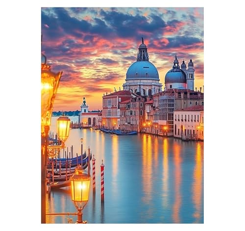 Venedig Malen Nach Zahlen Erwachsene Architektur Malen Nach Zahlen 30x40CM DIY Basteln Erwachsene Klarheit Farbe Leinwan Bilder mit Acrylfarben Set 3 Typen Pinsel für Wanddeko Wohnzimmer YH2-1113 Venedig Malen Nach Zahlen Erwachsene Architektur Malen Nach Zahlen 30x40CM DIY Basteln Erwachsene Klarheit Farbe Leinwan Bilder mit Acrylfarben Set 3 Typen Pinsel für Wanddeko Wohnzimmer YH2-1113 von Generic
