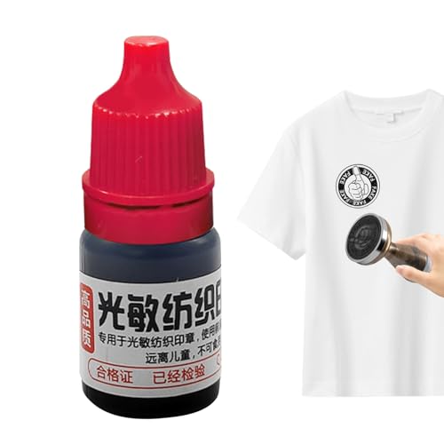 Verbessern Sie Ihre DIY-Projekte mit Druckfarben, Siebdruck-Tinte und Stoff-geeigneter Bildschirmdrucktinte, 5 ml Bildschirmdruck von Generic