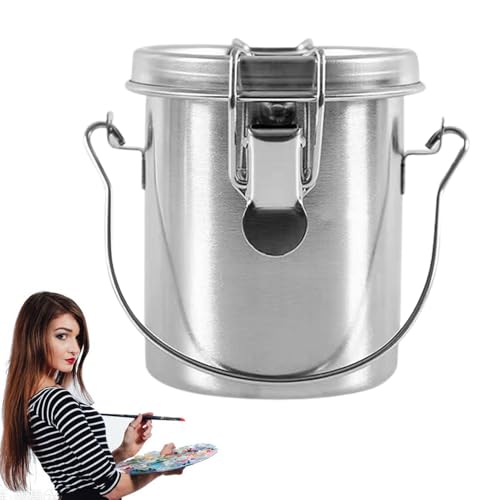 Verpackungsbürstenreiniger, fester Bürstenring, Bürstenhalter Abnehmbarer Bürstenreiniger für Öle Gouache Acrylics Verpackungsbürstenreiniger, fester Bürstenring, Bürstenhalter Abnehmbarer Bürstenreiniger für Öle Gouache Acrylics von Generic