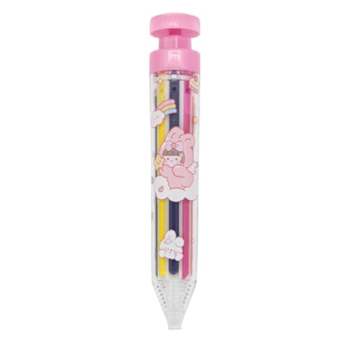 Versenkbare Buntstifte - lebendige Wachsfarben, tragbare Skizzensticks | Twist -Mechanismus Zeichnen Accessoires, Bright Shades Art Supply Kit geeignet für Kinder Kreativität, Klassenzimmer Spaß, Male von Generic
