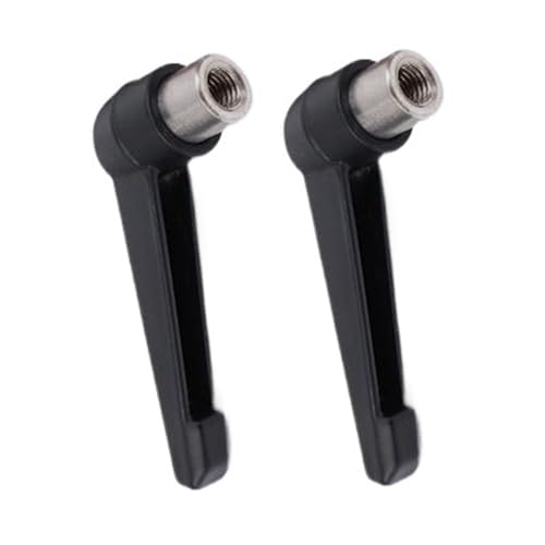 Verstellbarer Griff aus Edelstahl 304, Schraube, verstellbarer Klemmhebel, L-förmiger Griff, 2er-Pack(M12 Female) von Generic