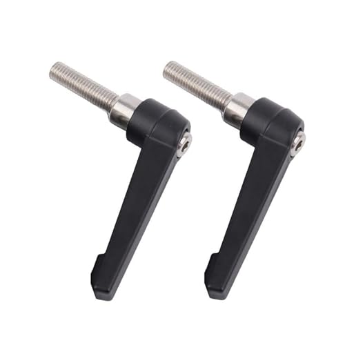 Verstellbarer Griff aus Edelstahl 304, Schraube, verstellbarer Klemmhebel, L-förmiger Griff, 2er-Pack(M6*20) von Generic