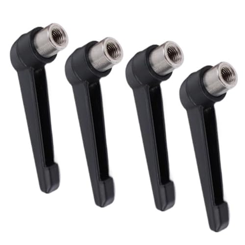 Verstellbarer Griff aus Edelstahl 304, Schraube, verstellbarer Klemmhebel, L-förmiger Griff, 4er-Pack(M16 Female) von Generic