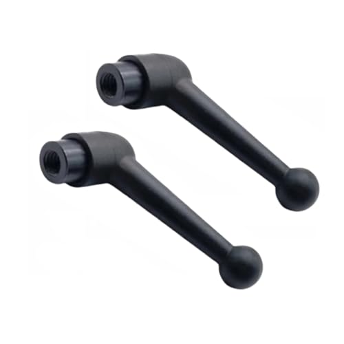 Verstellbarer Klemmhebel mit M5-Griff, Innengewinde, Druckknopfratsche, Schnellverschluss, Verriegelungsbolzen for Drehmaschinen, 2er-Pack Verstellbarer Klemmhebel mit M5-Griff, Innengewinde, Druckknopfratsche, Schnellverschluss, Verriegelungsbolzen for Drehmaschinen, 2er-Pack von Generic