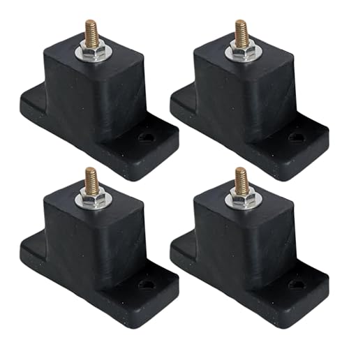 Vibrations-Isolator für Klimaanlage, Vibrations-Isolatoren für Wechselstromeinheit | Gummi-Dämpfungsblock, Luftkompressorfüße, 4 Stück – Isolatorfüße für kleine Divi-Einheiten Vibrations-Isolator für Klimaanlage, Vibrations-Isolatoren für Wechselstromeinheit | Gummi-Dämpfungsblock, Luftkompressorfüße, 4 Stück – Isolatorfüße für kleine Divi-Einheiten von Generic
