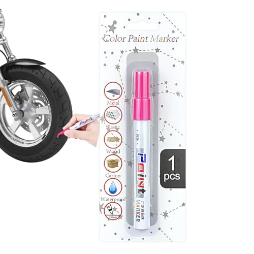 Vicure Autolackmarker – Graffiti Ottulather für Autoreifen | Schnelltrocknender Druck, multifunktionales Werkzeug zum Reparieren von Fahrzeuglacken, ideal für Wasser und Schmutz von Generic