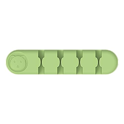 Vier Löcher für Schreibtisch-Kabelclips: Silikon-Schreibtisch und Wandkabelhalter | Kabelmanagement-Lösung für Nachttisch, elektrische Kabelhalter für Adapter von Generic