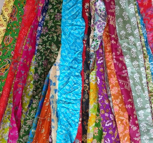 Vintage Fabuloz Sari Art Seidengarnband, Quasten, Blumenmuster, 42 Streifen, 91,4 cm lang, 91,4 cm lang, für Tagebuch, Scrapbooking, Basteln, Stricken, Häkeln, Geschenkpapier, DS235 Vintage Fabuloz Sari Art Seidengarnband, Quasten, Blumenmuster, 42 Streifen, 91,4 cm lang, 91,4 cm lang, für Tagebuch, Scrapbooking, Basteln, Stricken, Häkeln, Geschenkpapier, DS235 von Generic