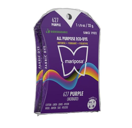 Violettes Stofffärbepulver, umweltfreundlich, biologisch abbaubar, Allzweckfarbe für natürliche und synthetische Stoffe, 2 Stück von Generic