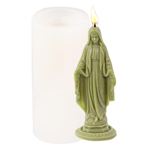 Virgen Maria Silikonformen, Harz, weibliches Modell, handgefertigt, für Eisblock, Süßigkeiten, Fondant, Schokolade, Seife, Kuchen, Mousse, , Werkzeug Virgen Maria Silikonformen, Harz, weibliches Modell, handgefertigt, für Eisblock, Süßigkeiten, Fondant, Schokolade, Seife, Kuchen, Mousse, , Werkzeug von Generic
