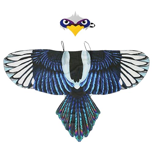 Vogel-Kostüm-Wing Cape, Eulenkleid | Leichtes Chiffon-Material, elastisches Band-Design, vibrierendes Tierkostüm für Kinder im Alter von 3-8 Jahren bei Partys, Spielen Vogel-Kostüm-Wing Cape, Eulenkleid | Leichtes Chiffon-Material, elastisches Band-Design, vibrierendes Tierkostüm für Kinder im Alter von 3-8 Jahren bei Partys, Spielen von Generic