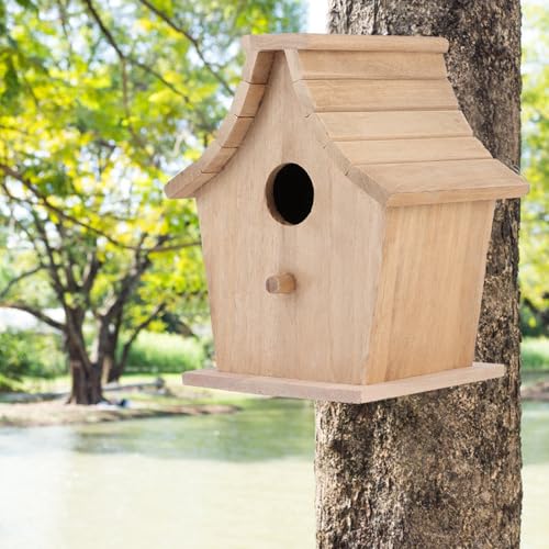 Vogelhaus, Holz-Vogelhaus, Brutkasten, Hängendes Vogelhaus, Heimtierbedarf für Papageien, Wellensittiche, Kleine Vögel Vogelhaus, Holz-Vogelhaus, Brutkasten, Hängendes Vogelhaus, Heimtierbedarf für Papageien, Wellensittiche, Kleine Vögel von Generic