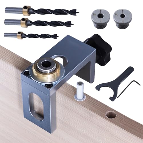Vorlage für Schranktüren, Positionierungsführung aus Aluminiumlegierung, Bohranleitung für schnelle Ausrichtung in Holzarbeiten und Möbelmontage Vorlage für Schranktüren, Positionierungsführung aus Aluminiumlegierung, Bohranleitung für schnelle Ausrichtung in Holzarbeiten und Möbelmontage von Generic