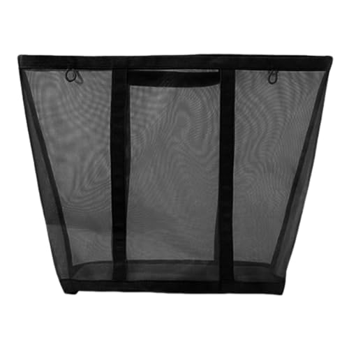 Wäschekorb aus Netzstoff, zum Aufhängen, gefalteter Wäschesack, Leichter Waschbeutel, Organizer, Korb für schmutzige Kleidung für Spielzeug, Kleidung, Schwarz Wäschekorb aus Netzstoff, zum Aufhängen, gefalteter Wäschesack, Leichter Waschbeutel, Organizer, Korb für schmutzige Kleidung für Spielzeug, Kleidung, Schwarz von Generic