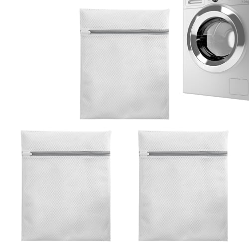 Wäschesack aus Netzstoff, Wäschesack für empfindliche Produkte, tragbarer Wäschesack für Waschmaschine, 3-teiliges Set für empfindliche Produkte, Kleiderwäschesäcke, Reise-Dessous-Organizer mit von Generic