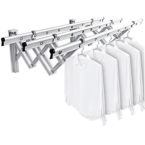 Wäscheständer, ausziehbar, zusammenklappbar, Wäscheständer, Wäschetrockner, Wäscheleine, Wäschestange für Badezimmer, drinnen und draußen, Handtuchhalter, Gold-100 cm Wäscheständer, ausziehbar, zusammenklappbar, Wäscheständer, Wäschetrockner, Wäscheleine, Wäschestange für Badezimmer, drinnen und draußen, Handtuchhalter, Gold-100 cm von Generic