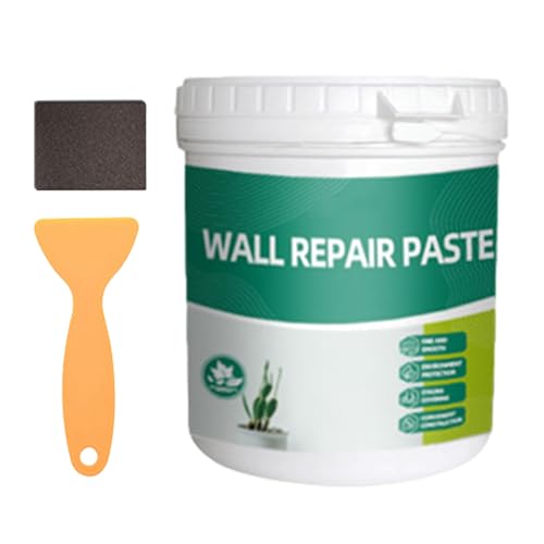 Wandreparaturpaste Kit | 600 G Wasserdichtes Wandlochfüllungspaste | Sichere Graffiti -Reparaturpaste Für Risse, Löcher, S Wandbärkungsmittels Werden Wasserdichte ZutatenUnvollkommenheiten An Der Wand von Generic