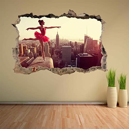 Wandsticker Ballerina Ballet Dancer Art New York Skyline Wandtattoo Wandtattoo Kinder 50x75cm Wandsticker Ballerina Ballet Dancer Art New York Skyline Wandtattoo Wandtattoo Kinder 50x75cm von Generic