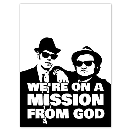 Wandsticker Dekor Foto Sticker 100x135cm Blues Brothers Mission No.H7793M_NS1AR Wandsticker Dekor Foto Sticker 100x135cm Blues Brothers Mission No.H7793M_NS1AR von Generic