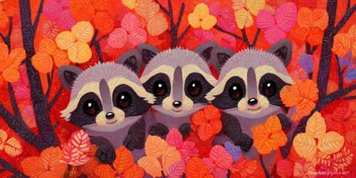 Waschbär Diamond Painting, Diamond Painting Erwachsene, Tier Alle Bohrer Rund Kristall Cross Stickerei Mosaikherstellung Leinwand Malerei Kits Anfänger Kinder, Hause Wand Dekoration 200x100cm T-z386 Waschbär Diamond Painting, Diamond Painting Erwachsene, Tier Alle Bohrer Rund Kristall Cross Stickerei Mosaikherstellung Leinwand Malerei Kits Anfänger Kinder, Hause Wand Dekoration 200x100cm T-z386 von Generic