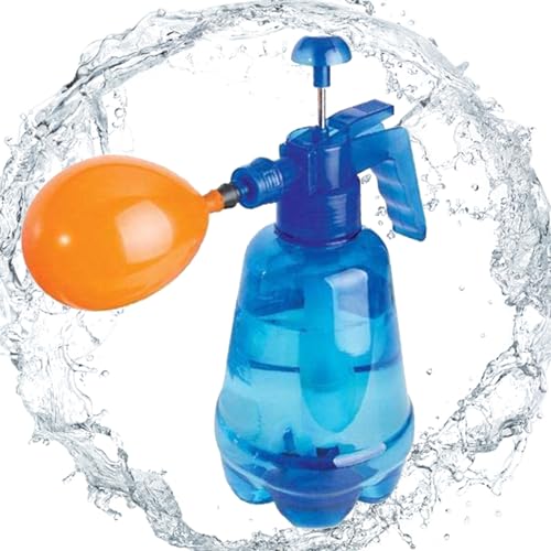 Wasserballon-Füller Set - Blitzschnelle Handpumpe mit 500 Luftballons - Perfekt für Kinder, Wasserschlachten & Spaß im Freien"agbar, perfekt für Sommeraktivitäten. Es ist einfach mitzun! von Generic